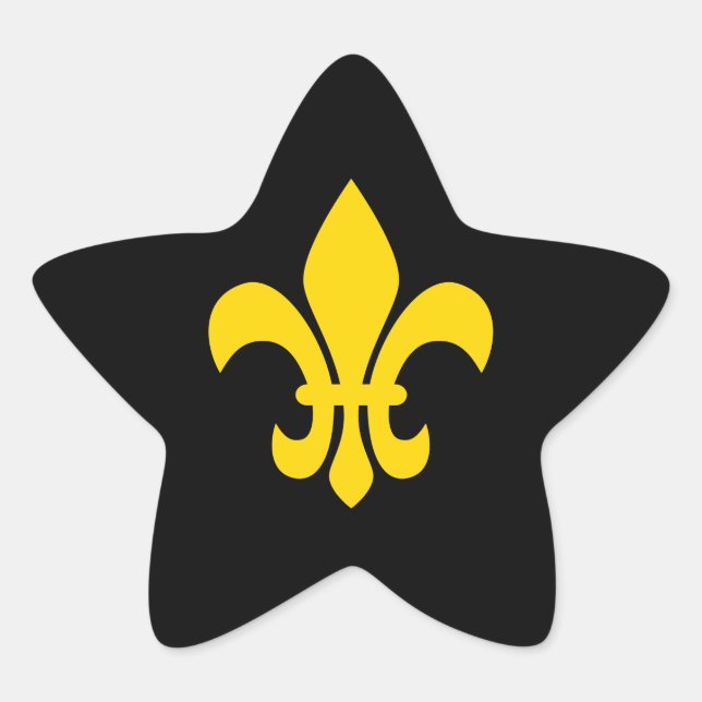 Adesivo Estrela Lírio de Ouro (Frente)