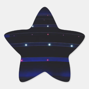 Adesivo Estrela Listras claras azuis bonito