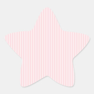 Adesivo Estrela Listras dos doces do rosa Pastel
