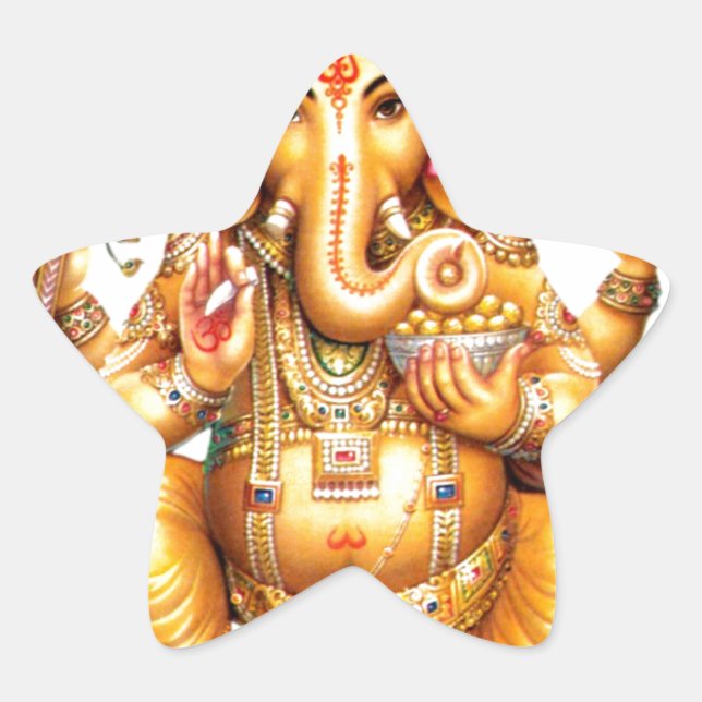 ADESIVO ESTRELA LORD GANESH HINDU DEUS (Frente)