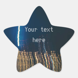 Adesivo Estrela Luzes da cidade