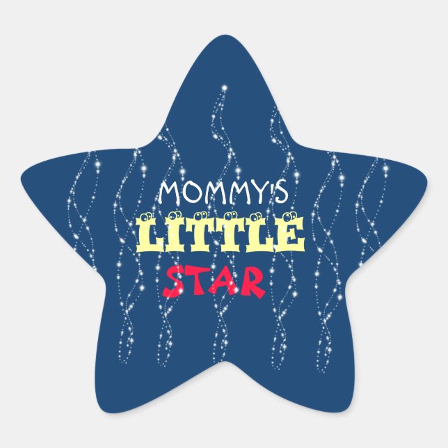 Adesivo Estrela MALHA DE ESTRELAS DE mamãe (Frente)