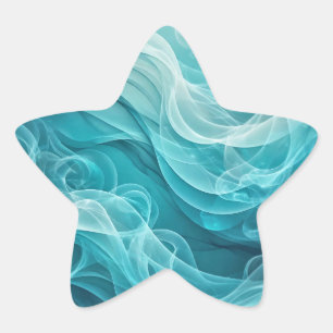 Adesivo Estrela Mar Azul Turquesa Sonho Giratório