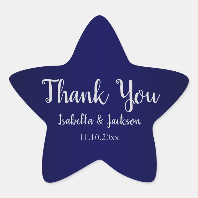 Adesivo Estrela Marinho azul (Frente)