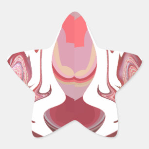 Adesivo Estrela Maroon Majestade: Radiância Russa Texturizada Afri