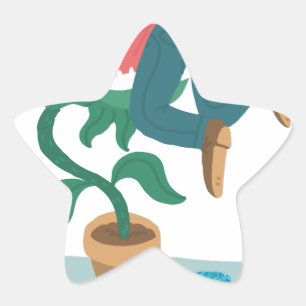 Adesivo Estrela me dê uma armadilha venosa