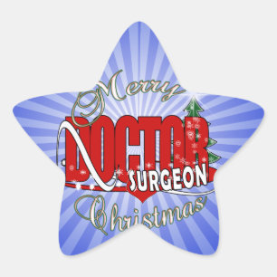 ADESIVO ESTRELA MÉDICO DO CIRURGIÃO DE NATAL