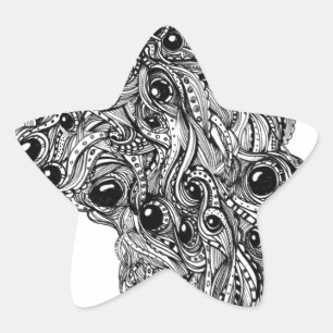 Adesivo Estrela Mega Doodle