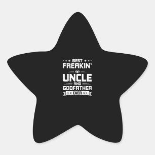 Adesivo Estrela Melhor Tio E Padrinho Ofertas familiares