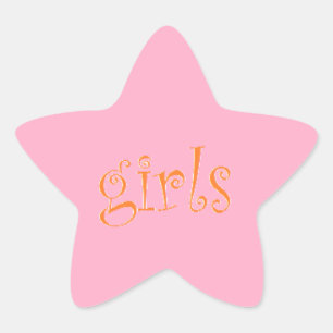 Adesivo Estrela meninas