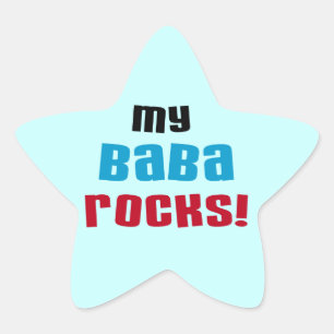 Adesivo Estrela Minha Baba Rocks Stickers