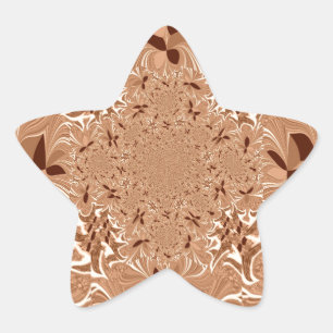 Adesivo Estrela Minhas Cores de Café da Manhã