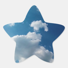Adesivo Estrela Mistura de nuvens