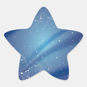 Adesivo Estrela Modelo azul da noite estrelado
