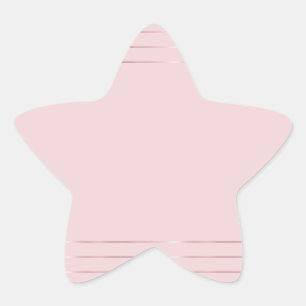Adesivo Estrela Modelo em Branco Dourado Rosa Moderno Elegante