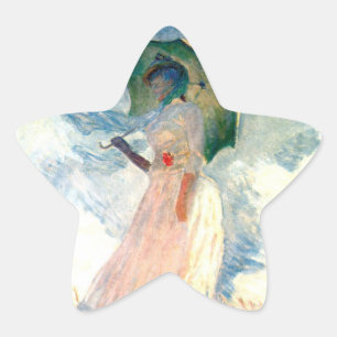 Adesivo Estrela Monet Woman com Parasol à esquerda