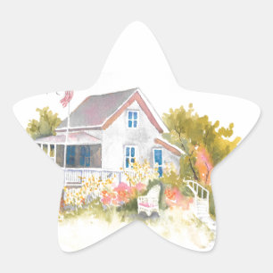Adesivo Estrela Monhegan Cottage J Kilburn