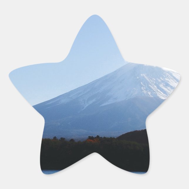 Adesivo Estrela Monte Fuji Fuji Lake Kawaguchi (Frente)
