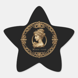 Adesivo Estrela Monte Verdi Wein Quadratischer Aufkleber