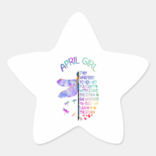 Adesivo Estrela Mulheres Dragonfly April Girl Sussurrando Para Ela