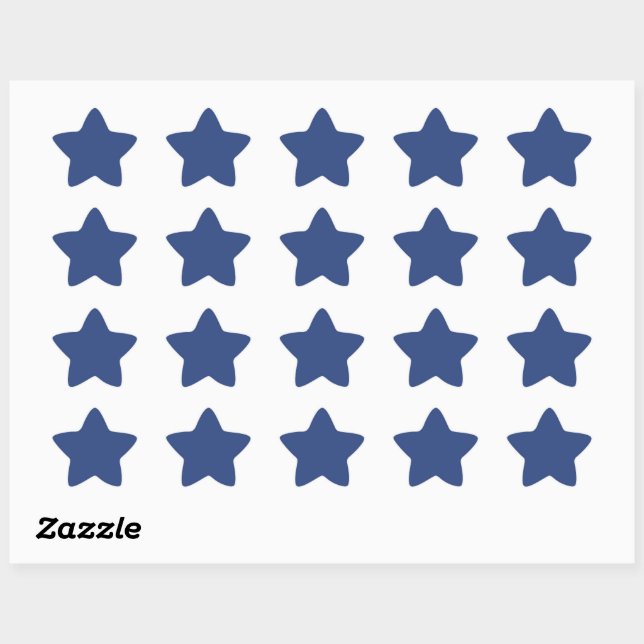 Adesivo Estrela Murugi Stationery Co Azure Star Stickers (Folha)