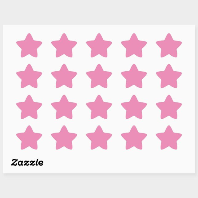 Adesivo Estrela Murugi Stationery Co. Peony Star Stickers (Folha)