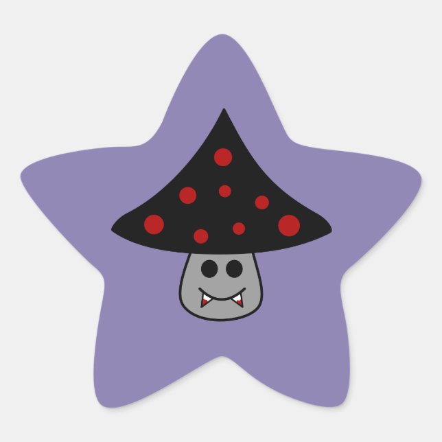 Adesivo Estrela Mushroom Vampire Stickers (Frente)