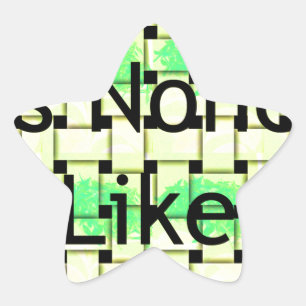 Adesivo Estrela Não Há Nada Como Você É Impressão De Arte