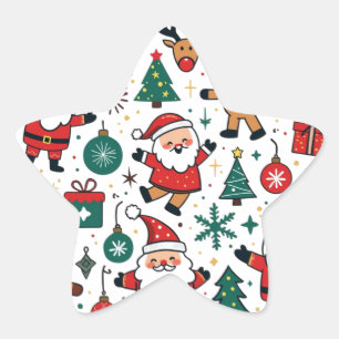 Adesivo Estrela Natal
