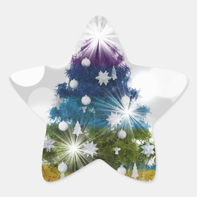 Adesivo Estrela Natal (Frente)