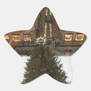 Adesivo Estrela Natal em NYC Rockefeller Center Tree Stickers