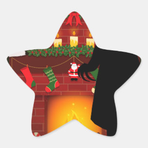 Adesivo Estrela natal nosferatu