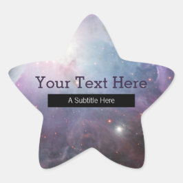 Adesivo Estrela Nebula Orion Astronomia rosa estrelas do céu viole