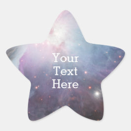 Adesivo Estrela Nebula Orion Astronomia rosa estrelas do céu viole