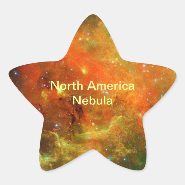 Adesivo Estrela Nebulosa da América do Norte (Frente)
