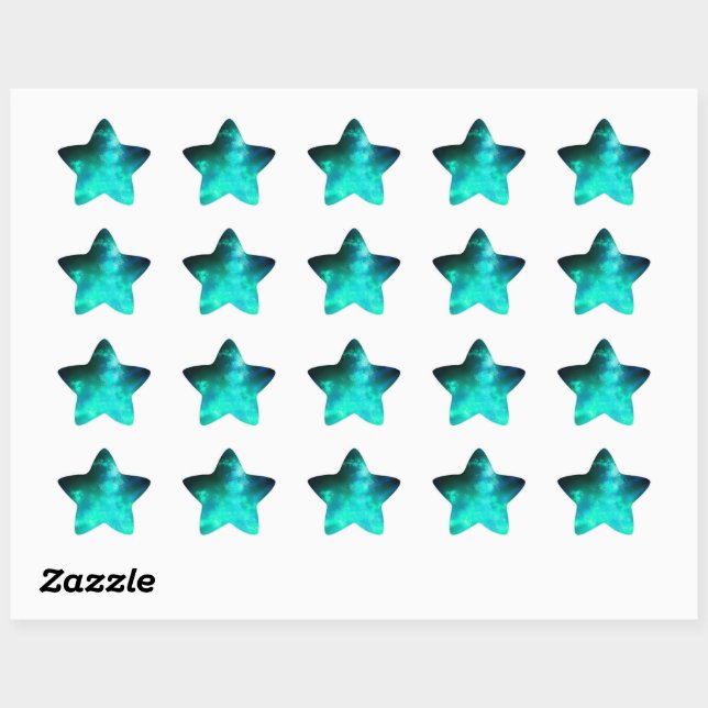 Adesivo Estrela Night Sky Emerald Sticker (Folha)