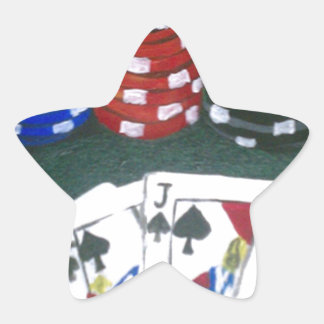 Adesivo Estrela Noite de Poker