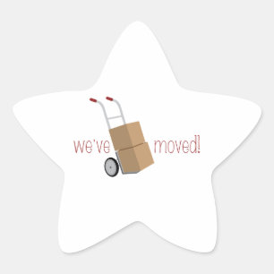 Adesivo Estrela Nós movemo-nos!