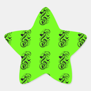 Adesivo Estrela Nota de Amor, Para Sempre Seu_