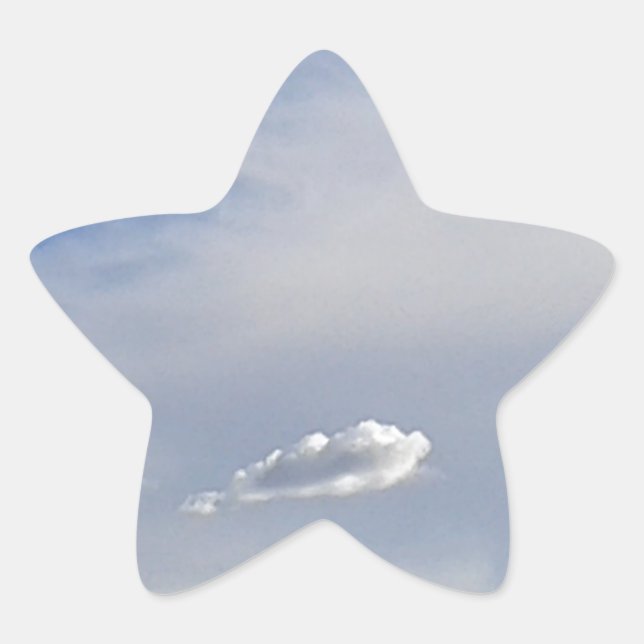 Adesivo Estrela Nuvem e Nuvem (Frente)