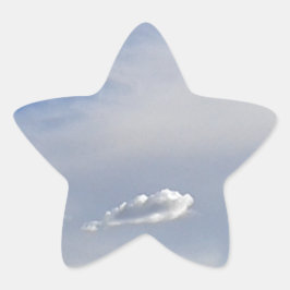 Adesivo Estrela Nuvem e Nuvem