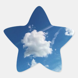 Adesivo Estrela Nuvens à luz