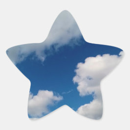 Adesivo Estrela Nuvens moles