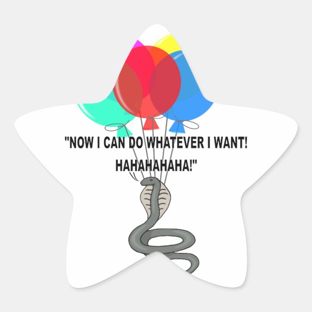 Adesivo Estrela O Cobra Voador (Frente)