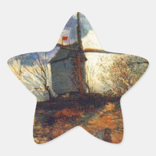 Adesivo Estrela O Moinho de la Galette Van Gogh