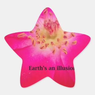 Adesivo Estrela O Rosa Cósmico: Design de Decepção da Natureza