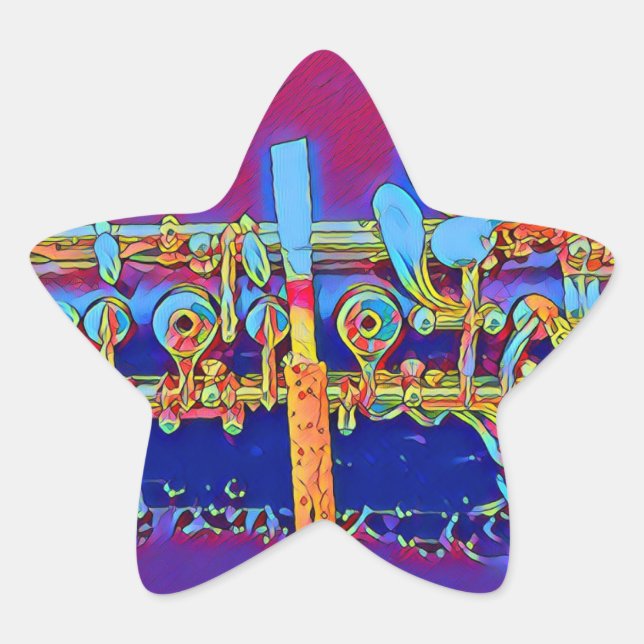 Adesivo Estrela Oboe Stickers (Frente)