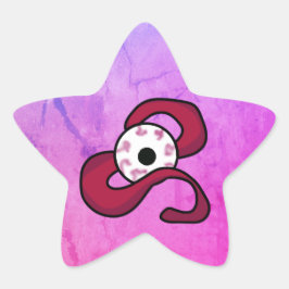 Adesivo Estrela Olho Enigmático Enrelaçado