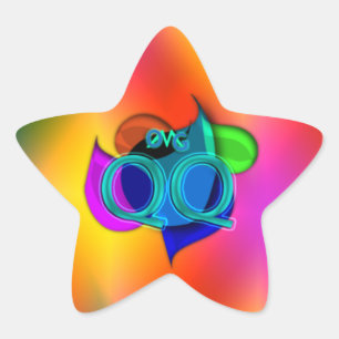 Adesivo Estrela OMG! qq