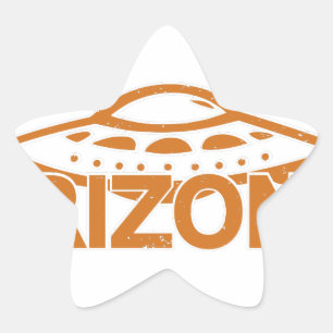 Adesivo Estrela OVNI de arizona